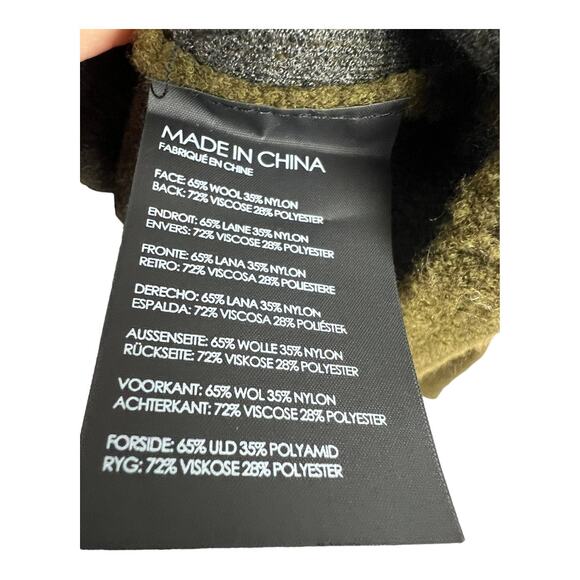 Club Monaco Sweater Mens brown Wool Nylon Crewneck Pullover Cozy Casual XL - Picture 5 of 8